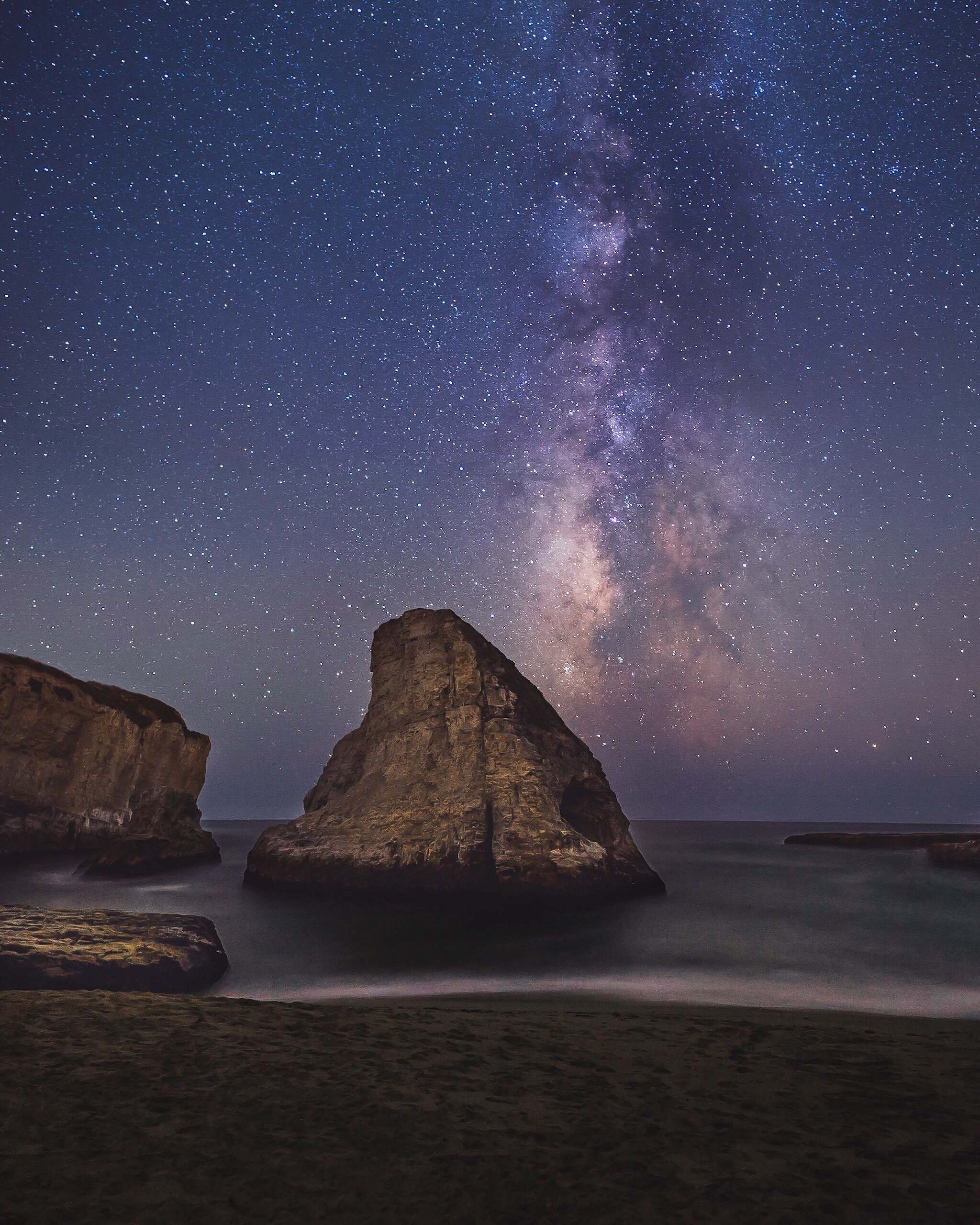 Shark Fin Cove Galaxy Photography Davenport Image Free Photo